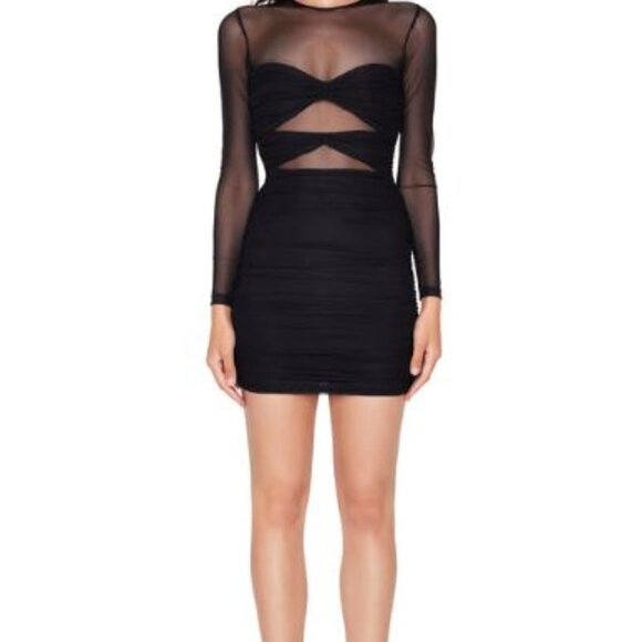 NWT Nookie Intrigue Mini Dress Black | MSRP $329.95 - Picture 4 of 11